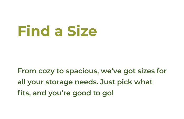 Find a Size